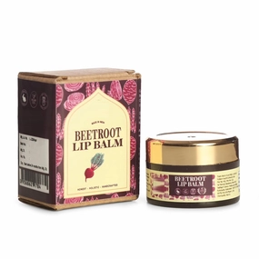 0.52Oz, 15gm Herbal Beet Root Lip Balm For Women 100% Beewax for Moisturizing Lip Care