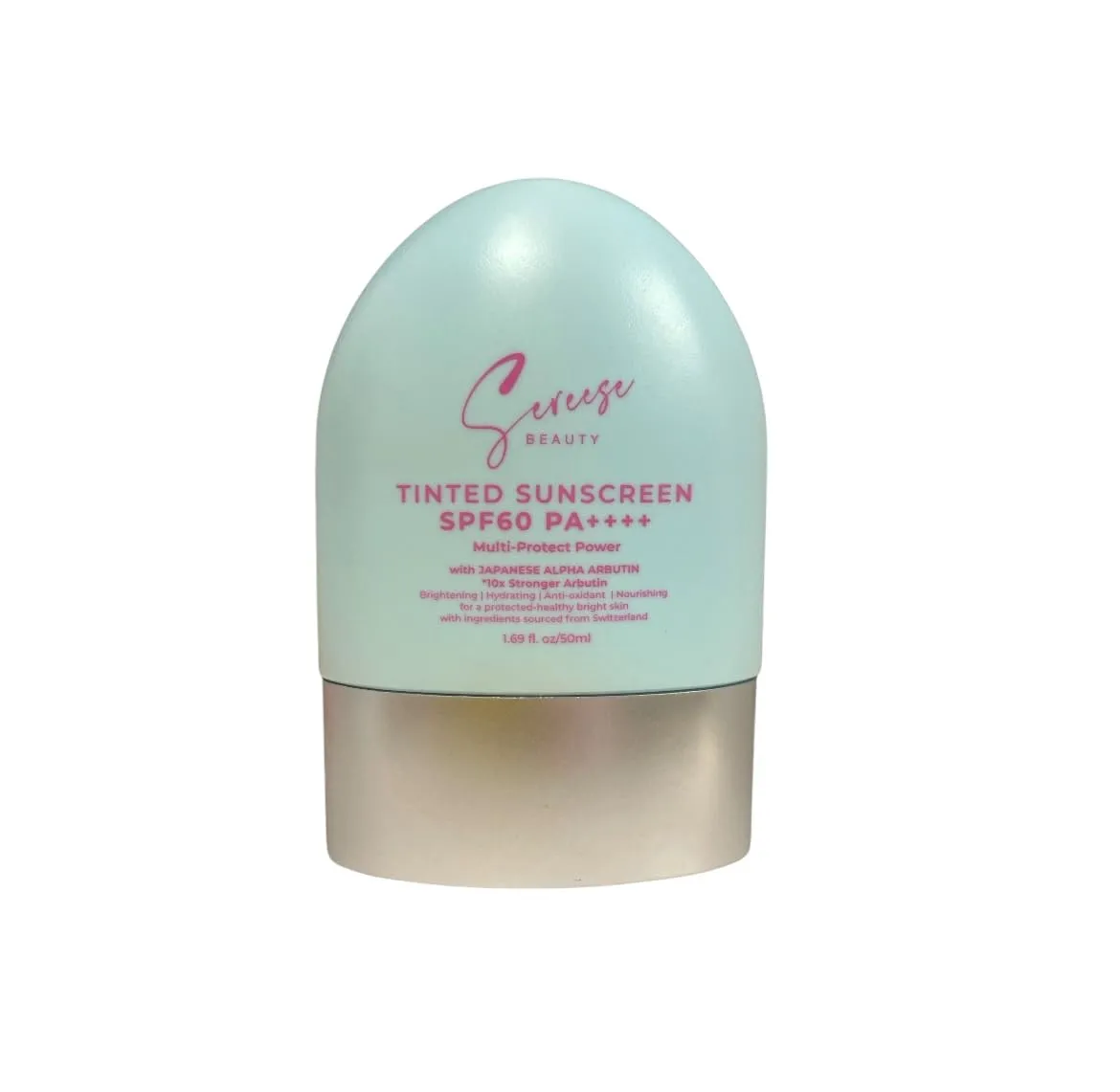 1 Jar Sereese Beauty Tinted Sunscreen SPF 60 PA     Multi-Protect Power (50ml)