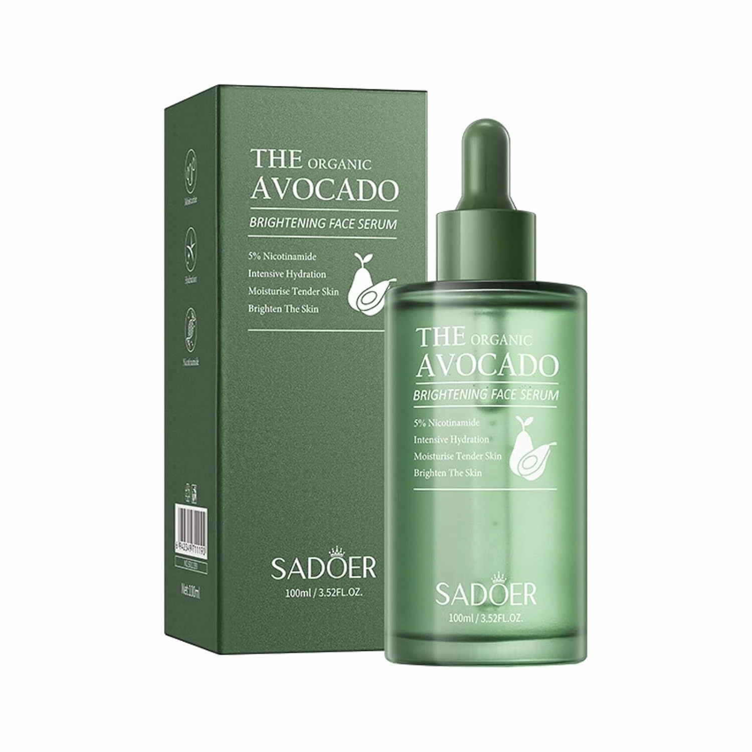 2 Pack For SADOER Avocado Facial Serum.Deeply Nourishing and Moisturizing 100ml 3.52 FL.