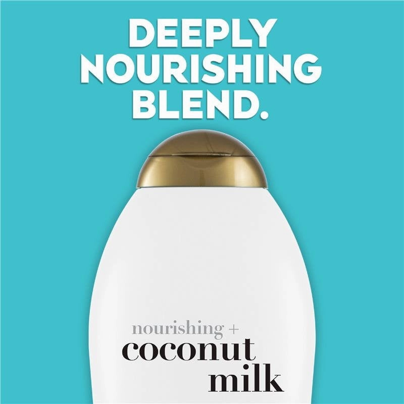 2x OGX Nourishing Hydrating Coconut Milk Conditioner For Dry Hair 750mL