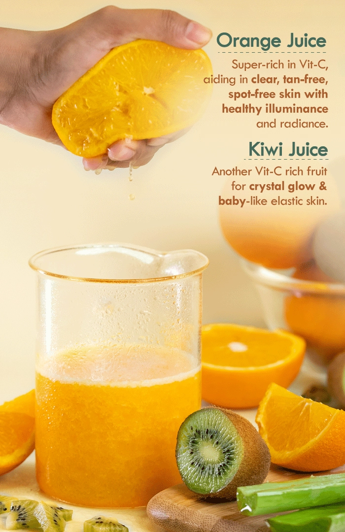 <strong>Active Orange Kiwi Vit-C Gel </strong><br><i>Brightening & Collagen Boost</i>