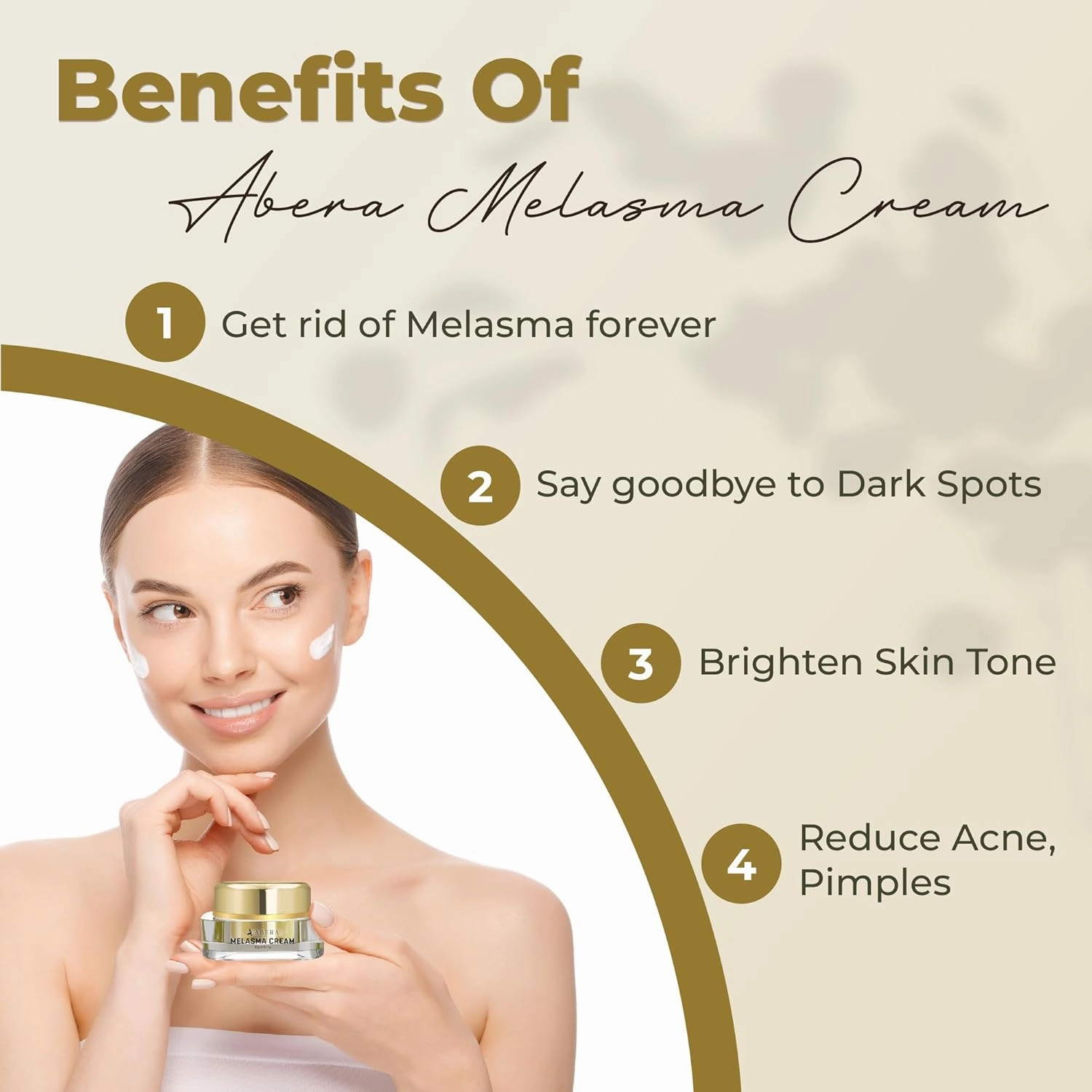 ABERA Dark Spot Remover for Face: Dark Spot Corrector for Age Spot Sun Spot Freckles Melasma Brown Spot - Faded Spot Correcting Cream for Face Hands