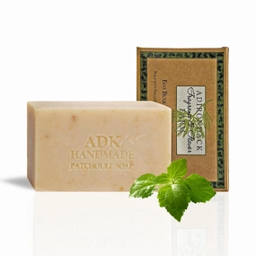 Adirondack Fragrance & Flavor Farm ADK Natural Patchouli Soap Bar 16 oz., Handmade Vegan Olive Oil Body Soap for Dry and Sensitive Skin, Moisturising for Men, Women & Babies