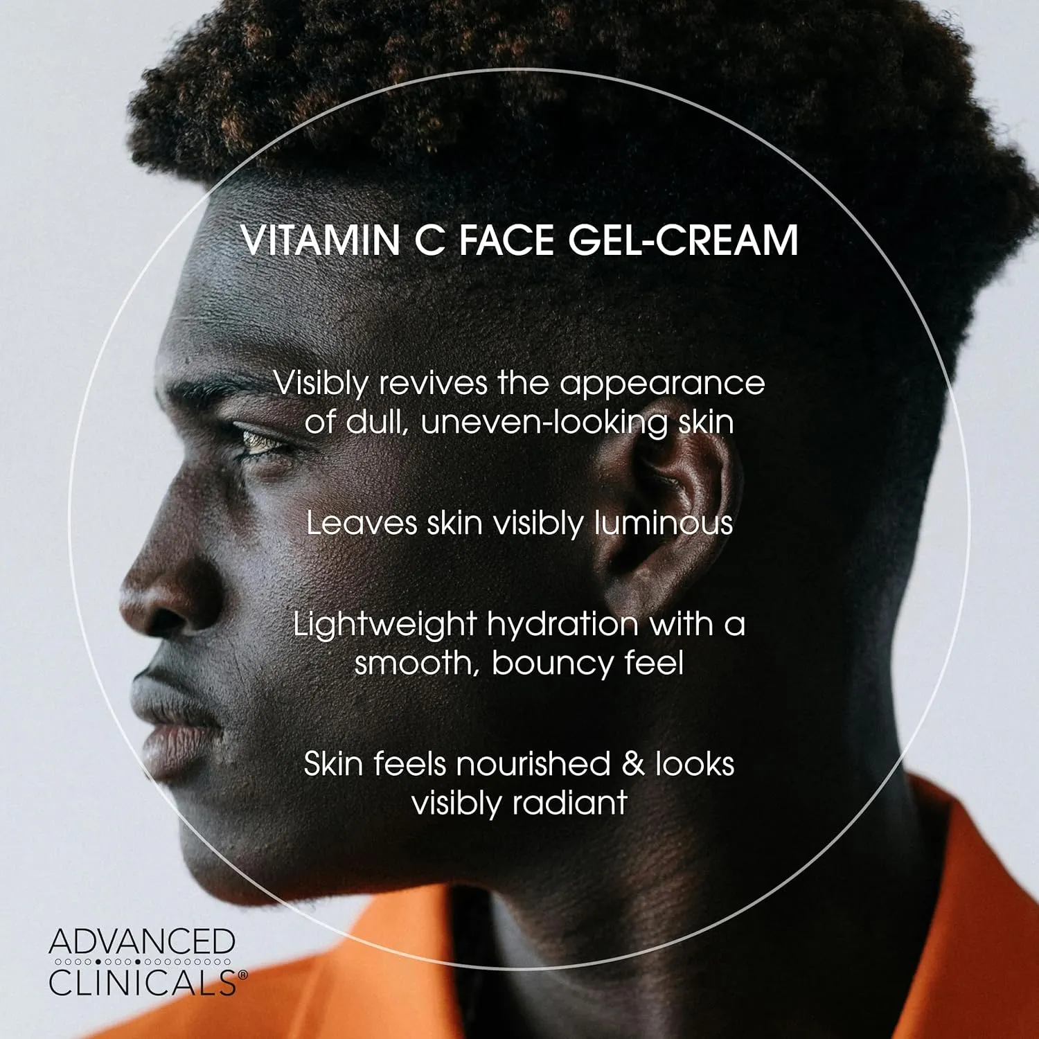 Advanced Clinicals Brightening Vitamin C Body Cream   Potent Vitamin C Face Moisturizer Gel Cream 2pc Skincare Set For Women & Men To Diminish Appearance Of Dark Spots, Wrinkles, & Dry Skin, 2pc Set