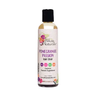 Alikay Naturals Pomegranate Passion Hair Elixir Natural Pomegranate Oil, Jojoba Oil, Rosehip Oil 4 Ounce