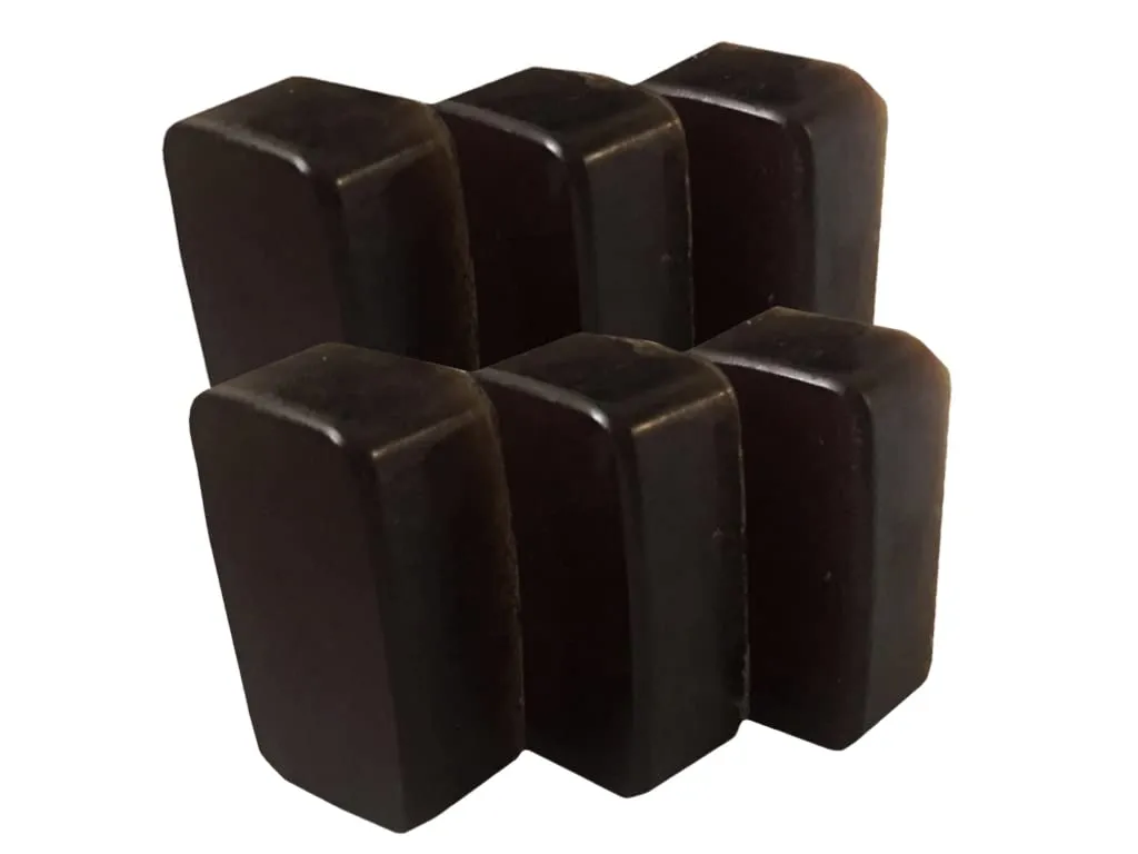 All Natural Persimmon Ginseng Deodorizing Soap with Organic Eucalyptus and Lemongrass Essential Oils (3.5 oz - 6 Bars)