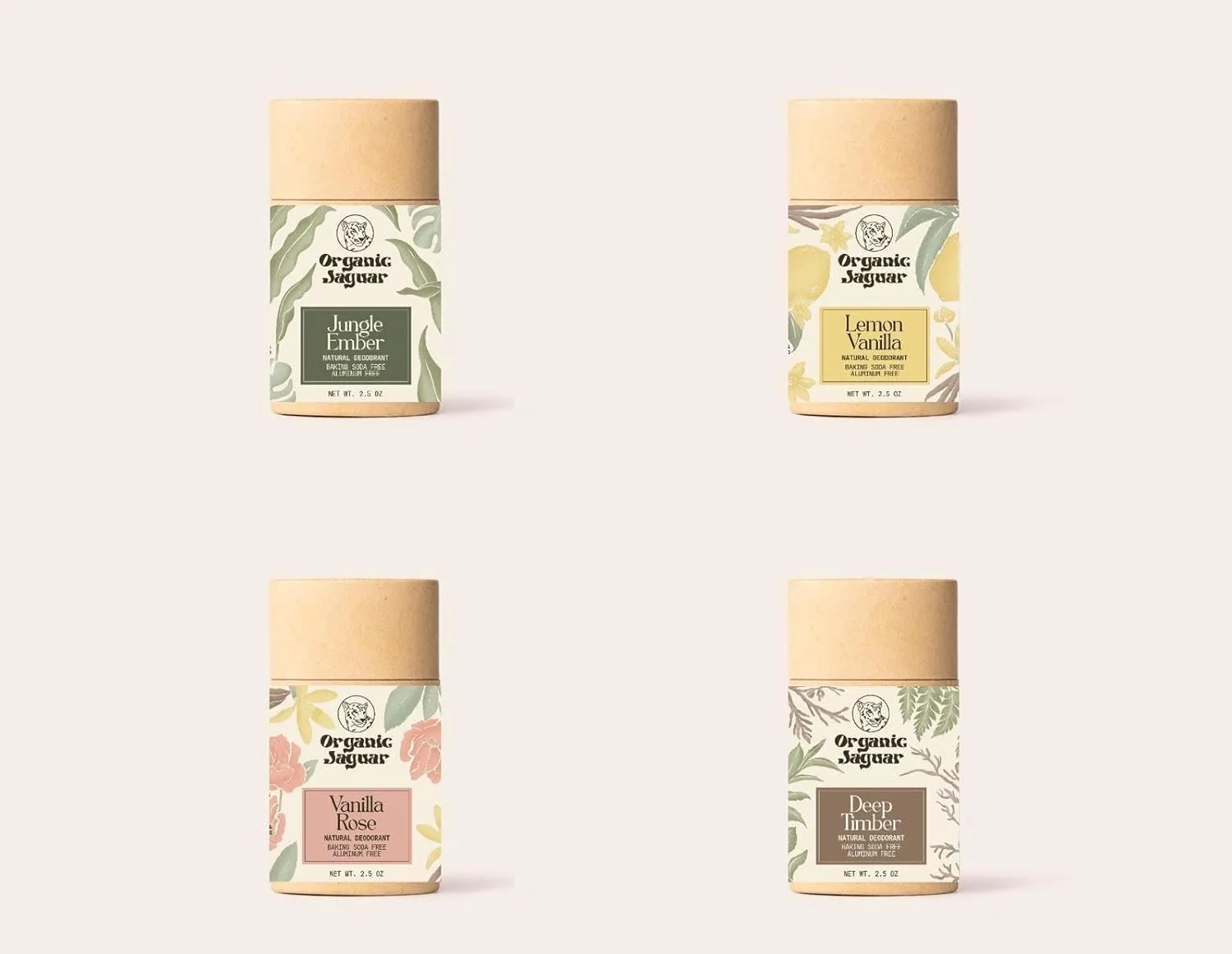 Aluminum Free Deodorant for Women and Men, 100% Natural Deodorant with Coconut Oil, Shea Butter, Baking Soda Free, Safe for Sensitive Skin, Long Lasting, Unisex, 2 oz