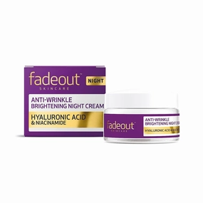 Anti Wrinkle Brightening Night Cream with Hyalouronic Acid & Niacinamide Exfoliating Skin Renewal, 50ml
