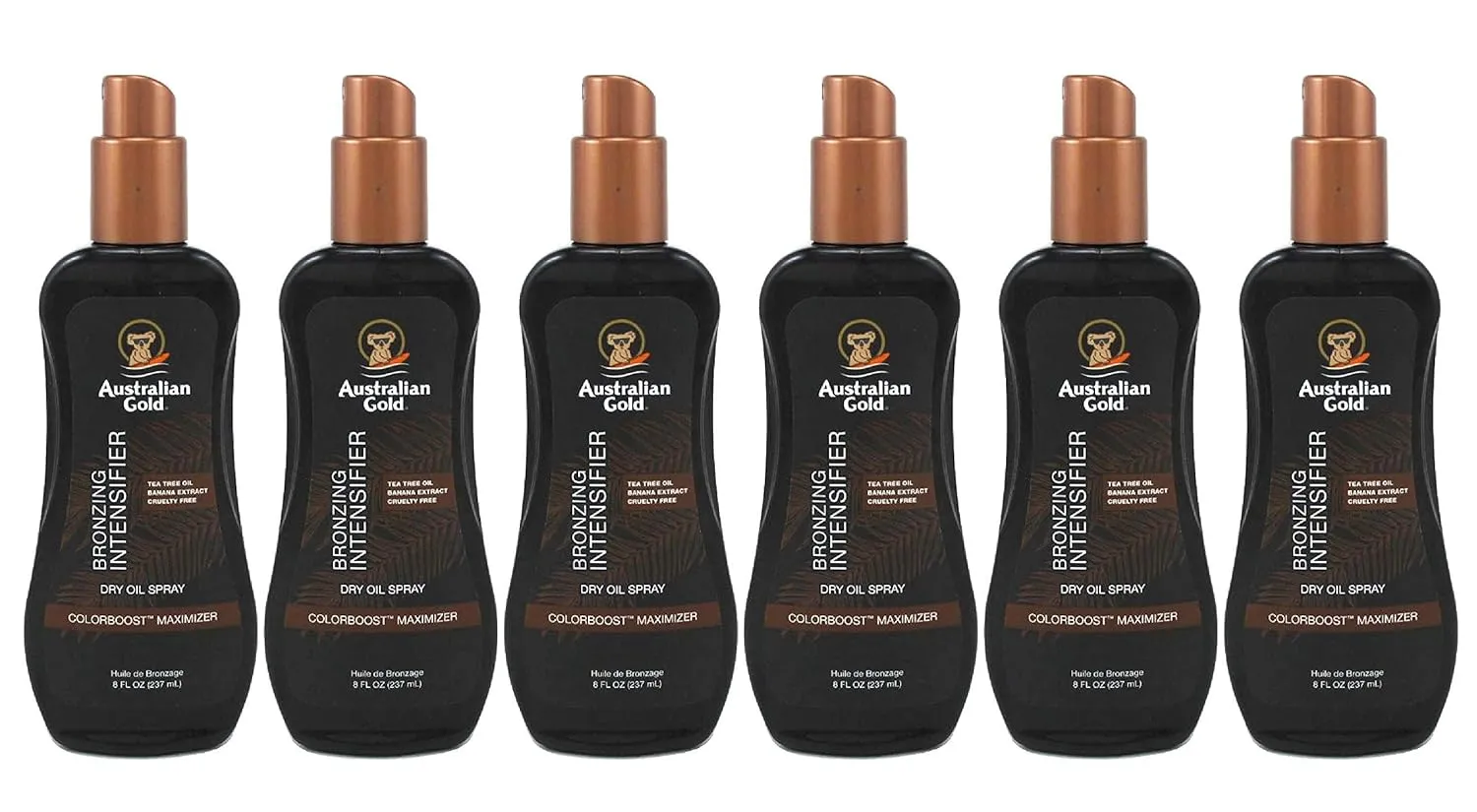 Australian Gold Intensifier Bronzing Dry Oil Spray 8 Ounce (235ml) (Pack of 6)