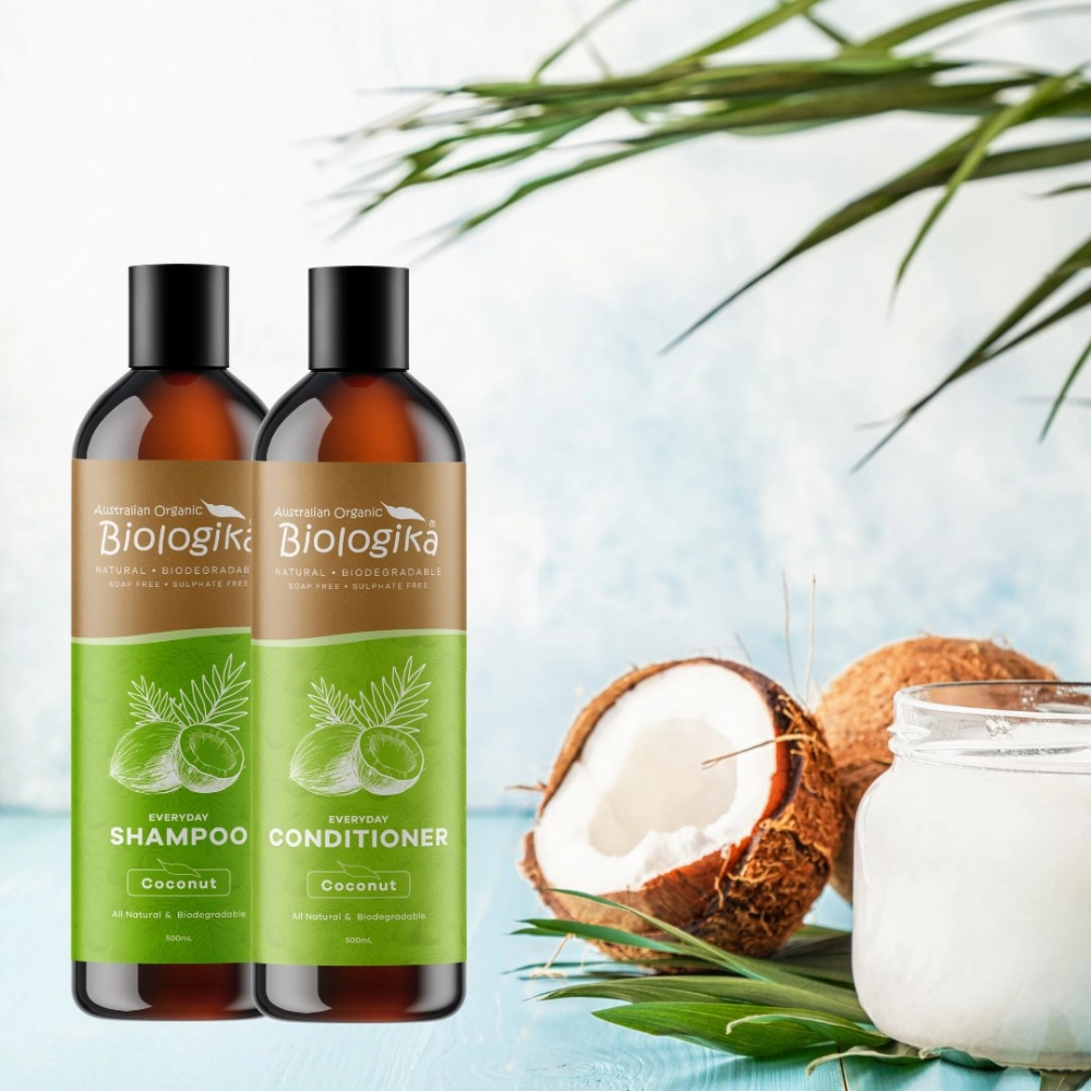 Australian Biologika Coconut Shampoo 500ml - Damaged Hair