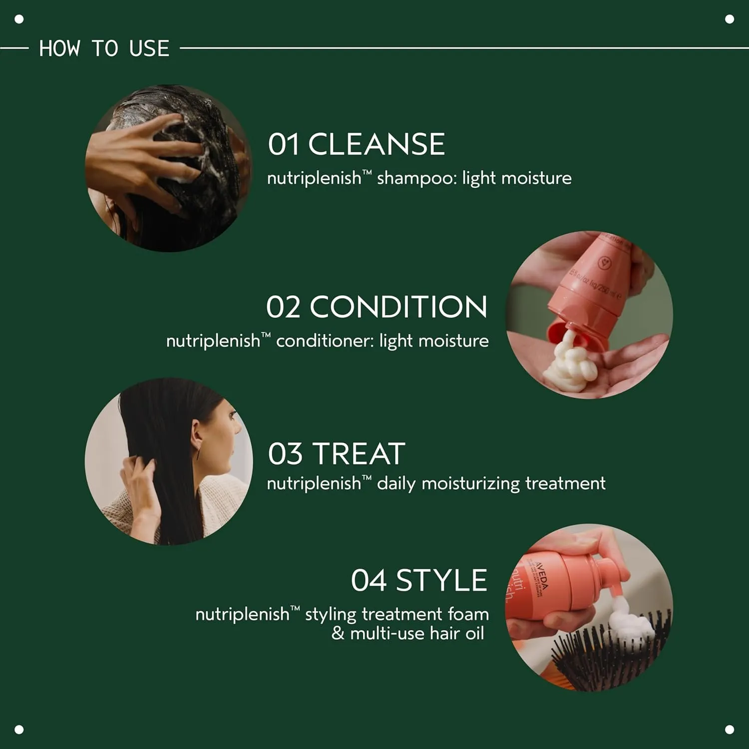 Aveda Nutriplenish Styling Treatment Foam | Soft Hold Styling Foam for Medium to Thick Hair | Hydrates and Nourishes | 94% Naturally Derived*, 6.7 Fl Oz