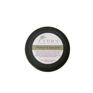 Ayurvedic Body Scrub with Coconut Oil infused with Indian Herbs, Organic Sugar to Exfoliate, Moisturize & Nourishing for Smooth, Silky Skin - 8oz