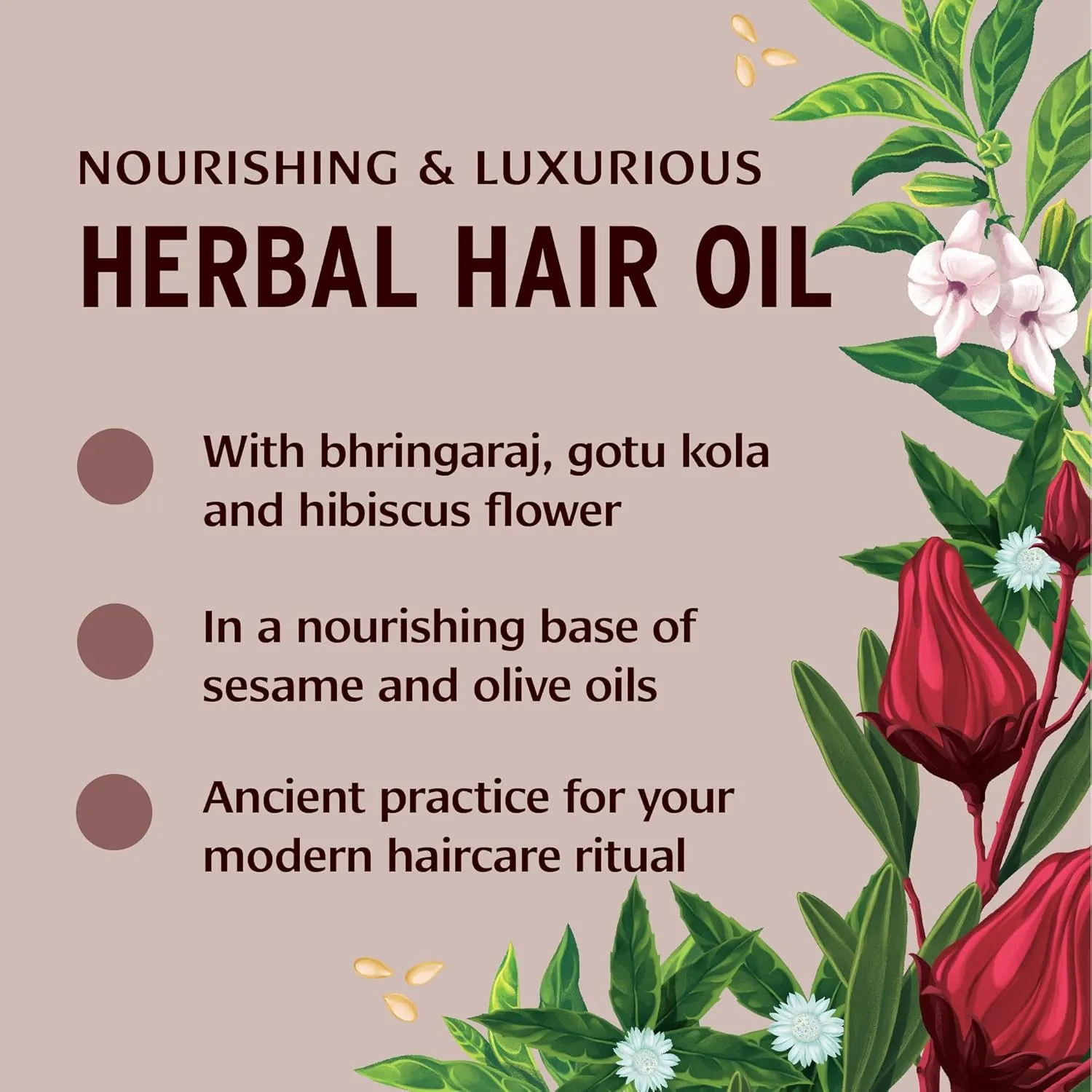 Banyan Botanicals Organic Hair Oil with Bhringaraj & Amla - Ayurvedic Scalp & Hair Care for All Types, Thick & Lustrous Hair - 8 oz, Non-GMO Sustainably Sourced
