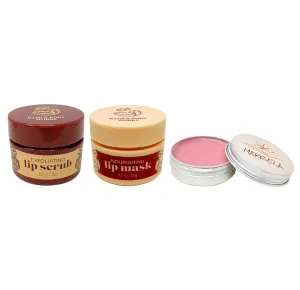 Bath & Body Works Sweet Coffee Bean Exfoliating Lip Scrub and Nourishing Lip Mask with a Natural Strawberry Lip Balm