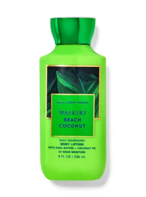 Bath and Body WAIKIKI BEACH COCONUT Body Lotion Daily Nourishing Body Lotion 8 fl oz Pack of 1