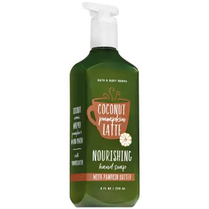 Bath and Body Works COCONUT PUMPKIN LATTE Hand Soap with Pumpkin Butter 8 Fluid Ounce (2018 Fall Edition)