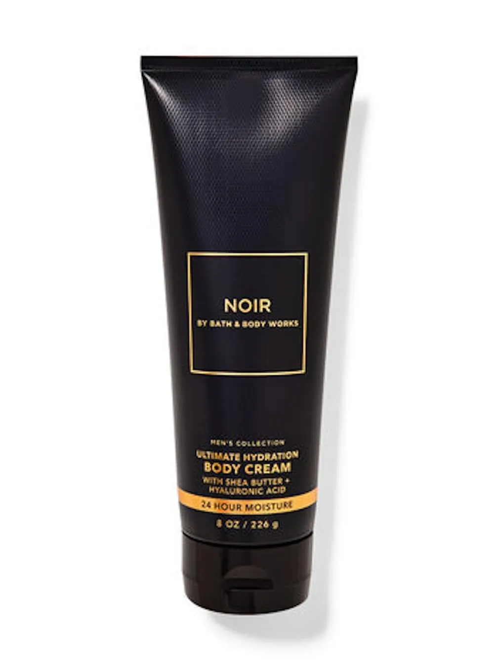 Bath and Body Works Hyaluronic Acid Body Cream For Men 8 Ounce (8 Fl Oz (Pack of 1), Noir)