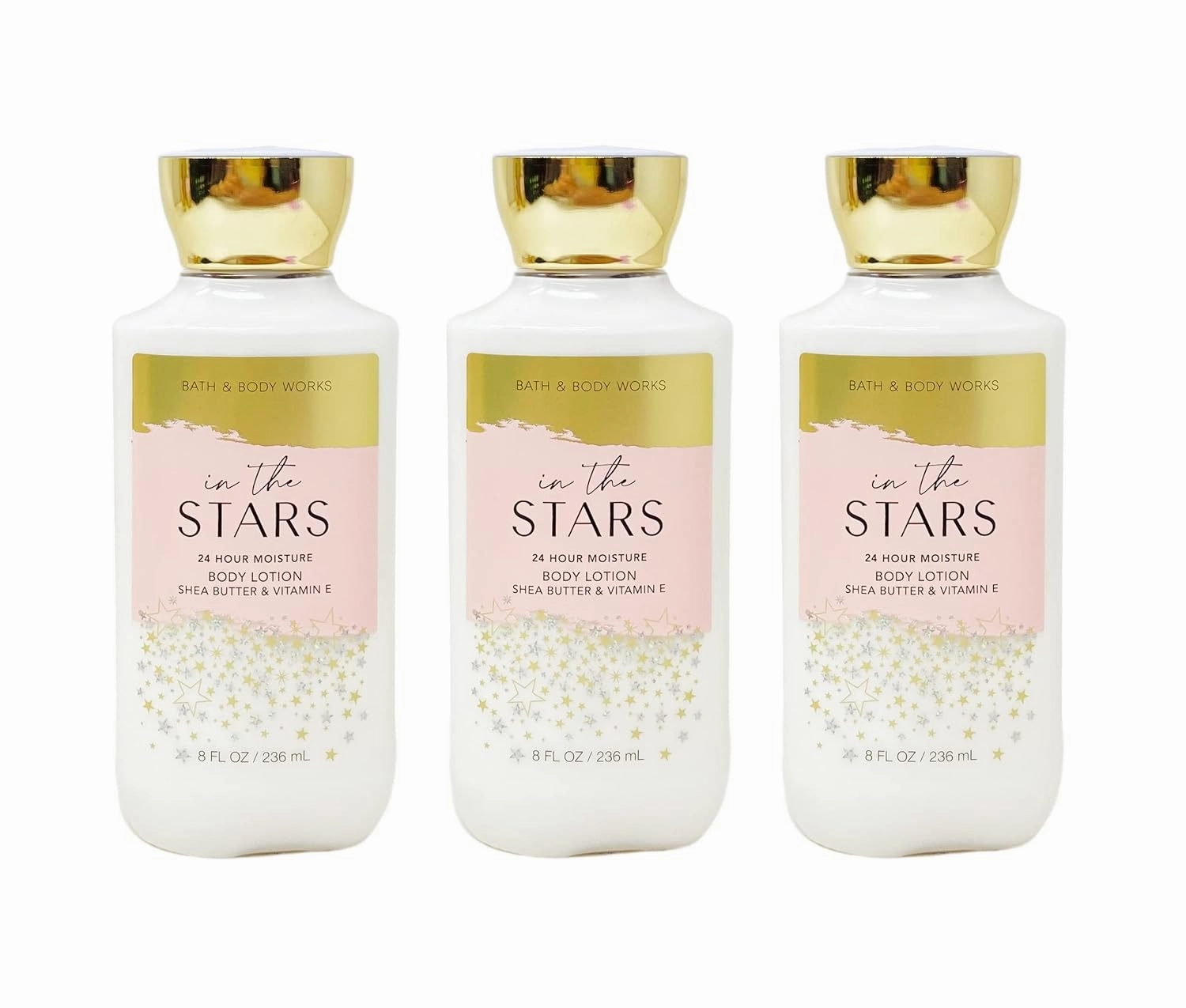 Bath & Body Works In the Stars 24 Hour Moisture Body Lotion Bundle - Set of 3