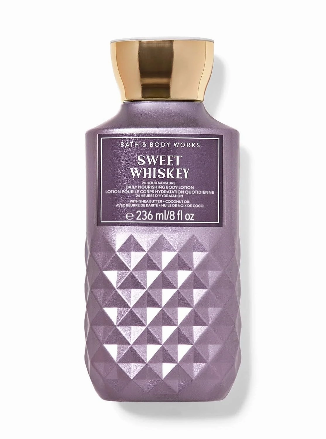Bath and Body SWEET WHISKEY Body Lotion 24 Hour Nourishing Body Lotion with shea butter   coconut oil 8 fl oz / 236 ml (Pack of 1)