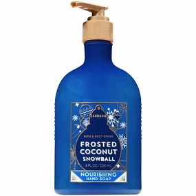 Bath and Body Works Frosted Coconut Snowball Nourishing Hand Soap 8 Fluid Ounce (2018 Edition)