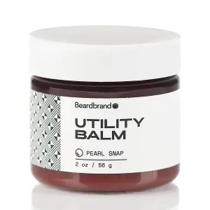 Beard Balm for Men - Travel Pack - Supports Thicker Beard, Pearl Snap Scent, Natural Ingredients Beard Butter Reduces Dryness & Enhances Look - 2 oz