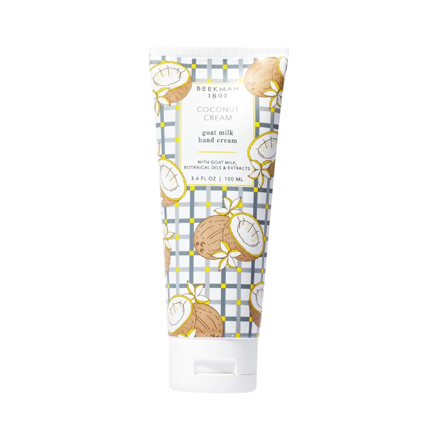 Beekman 1802 Coconut Cream Hand Cream - Scented - 3.4 fl oz - Nourishes, Hydrates & Repairs - With Shea Butter & Glycerin - Non-Greasy - Microbiome Friendly - No Irritation - Good for Sensitive Skin