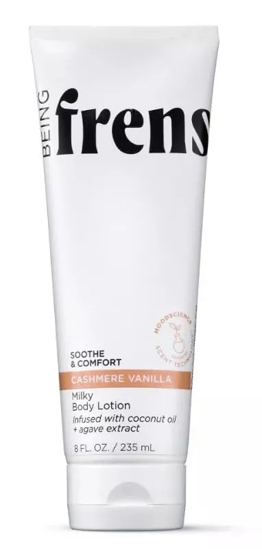 Being Frenshe Cashmere Vanilla Body Lotion, Coconut Oil for Dry Skin, 8 fl oz