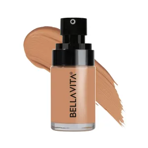 Bella.vita Hydmatte FX Skincare-Makeup Hybrid Foundation, Hydrating and Brightening, Creaseless Finish