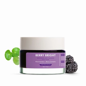 Berry Bright Pore Refining & Brightening Face Mask | For Bright and Clear Skin with Niacinamide & Berry Extracts | 50g