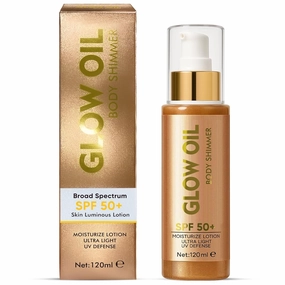 Body Glow Oil, Moisturizing Shimmer Body Oil, Radiance Boosting Glow Serum for Hydrated, Silky Skin, with Natural Botanical Extracts, Non-Sticky and Absorbs Quickly, A2