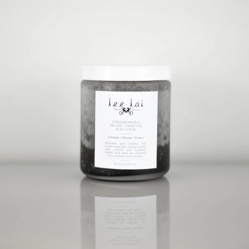 Body Scrub - Sea Salt and Charcoal By Lee-Lai
