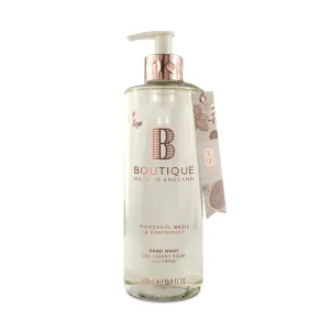 Boutique Mandarin, Basil & Grapefruit Hand Wash, Cleansing, Nourishing, Refreshing, Protects Hands 500ml