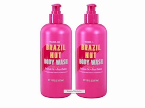 Brazil Nut Body Wash Trader joe made with Coconut oil and shea butter, 16 oz each, Pack of 2