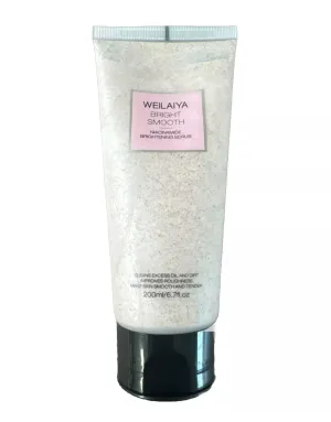 Bright Smooth Niacinamide Pecan Body Scrub – 200mL / 7.04 fl oz – Exfoliating Scrub for Body Acne & Dead Skin – Gentle, Hydrating, Non-Drying Formula for Smooth, Renewed Skin