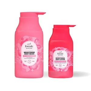 Brightening Body Wash & Body Lotion SPF 30 | With Glycolic Acid, Niacinamide, Vitamin C | For Smooth & Glowing Skin | 6  hrs Odor Control | Long Lasting Fragrance | All Skin Types | 250 ml