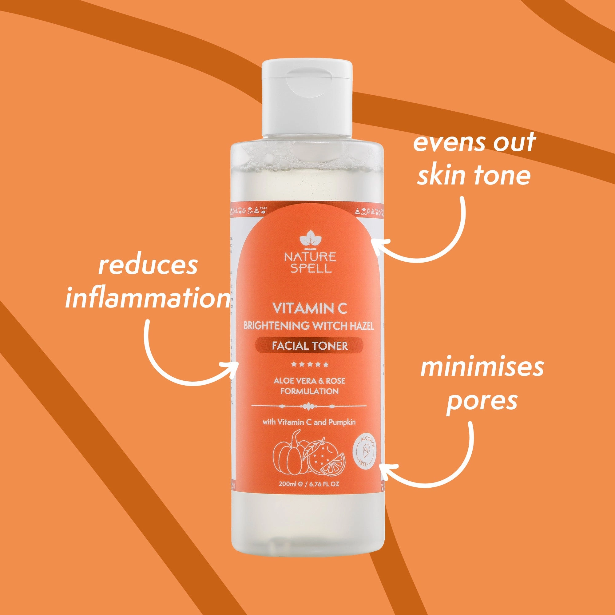 Brightening Witch Hazel Face Toner with Vitamin C