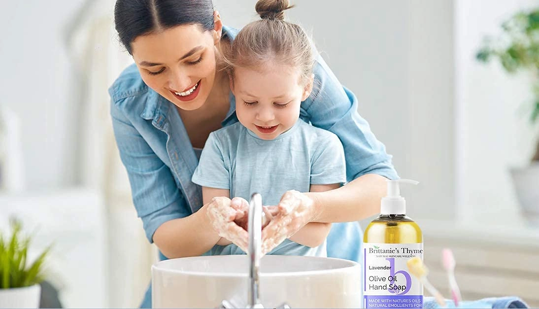 Brittanie’s Pure Castile Liquid Soap Refill, Lavender/Lemongrass/Rosemary, 16 Ounce Pack of 3 | Dish Soap, Hair & Body, Home, Gentle and Pure, Made with Natural Luxurious Oils, Vegan & Gluten Free