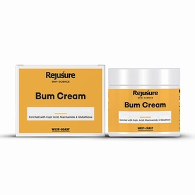 Bum Cream with Glutathione, Niacinamide & Kojic | Brightening Bum | Dark Spot | Stretch Mark | Skin Care - 50gm