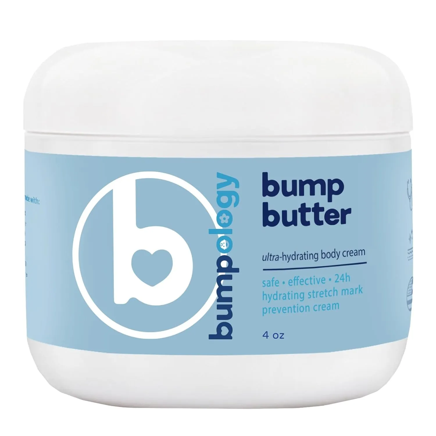 Bumpology Bump Butter Stretch Mark Moisturize Cream | 2-in-1 Powerful Butters   Oils | Physician Formulated | Hydrating Body Lotion | Pregnancy Safe | Made in USA