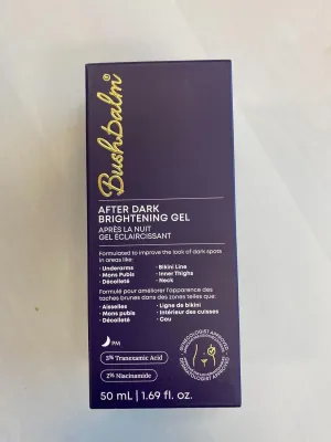 Bushbalm Brightening Routine Bundle - After Dark Brightening Gel & Radiant Reset Exfoliating Pads for Underarm, Bikini Line & Intimate Areas - TXA, Niacinamide and Aloe Vera - Fragrance-Free