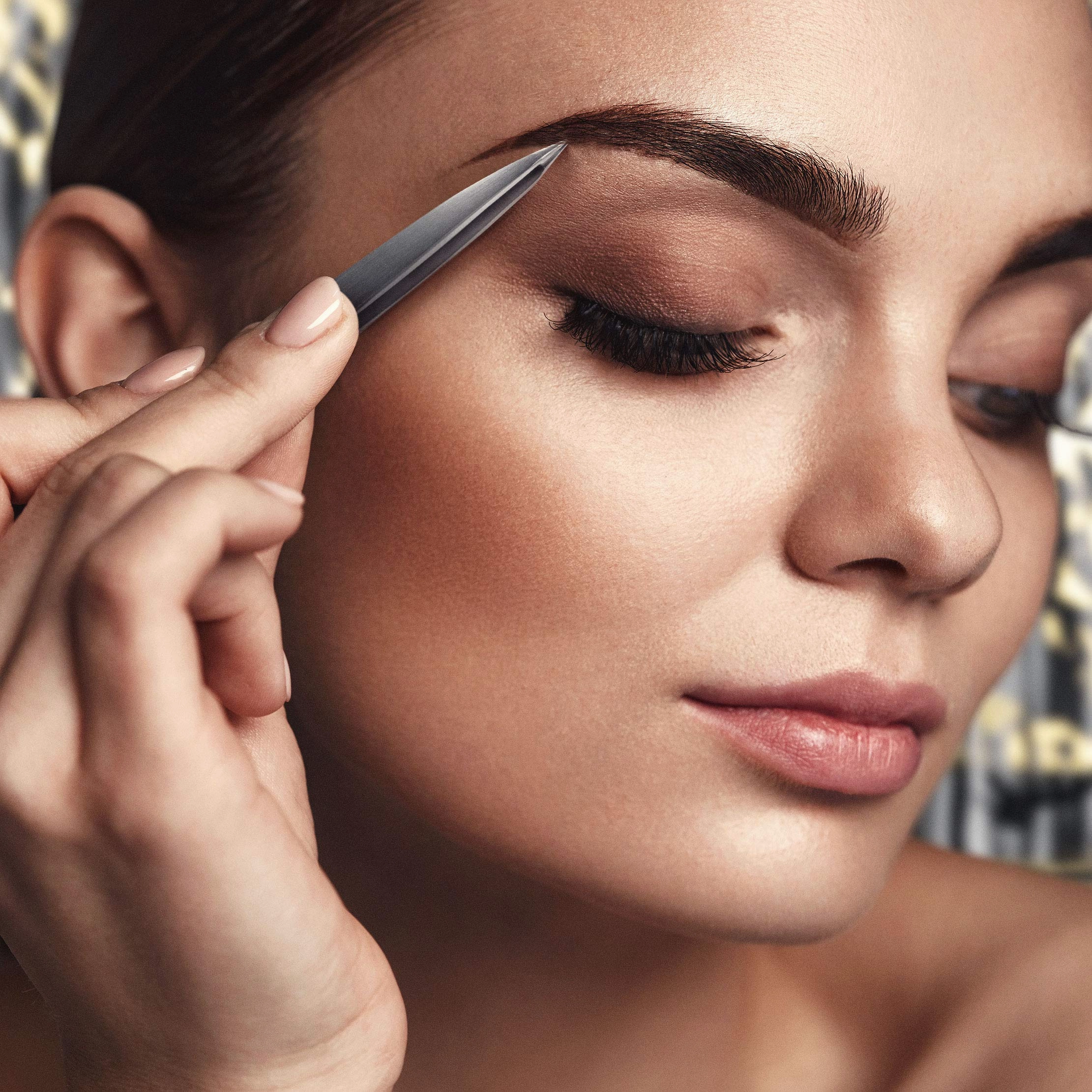 By MILLY Pointed Tweezers | High Carbon Stainless Steel Needle Nose | Fine Point Precision Hair Removal | Perfectly Aligned & Hand-Filed Sharp | Silver