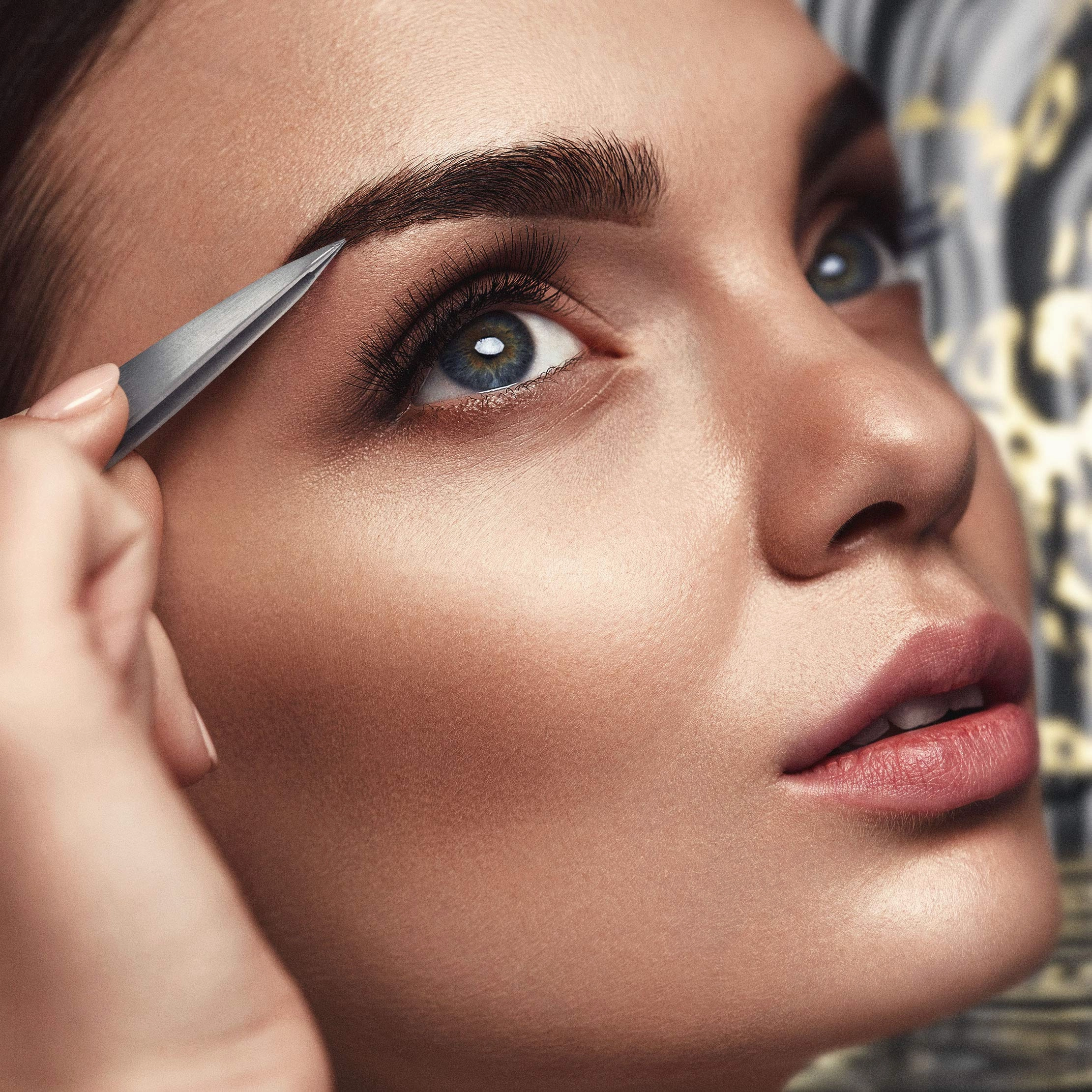 By MILLY Pointed Tweezers | High Carbon Stainless Steel Needle Nose | Fine Point Precision Hair Removal | Perfectly Aligned & Hand-Filed Sharp | Silver