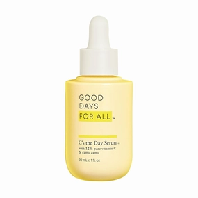C's The Day Face Serum, Brightening & Discoloration Facial Skin Care, with 12% Pure Vitamin C, 1 fl. oz