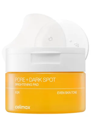 celimax Ji.Woo.Gae Pore Dark Spot Brightening Pad | Exfoliating Peeling Pads for Enlarged Pores, with Hyaluronic Acid, Pore Minimizer, Non-Irritating, Hydrating, For Sensitive Skin (40 pads)