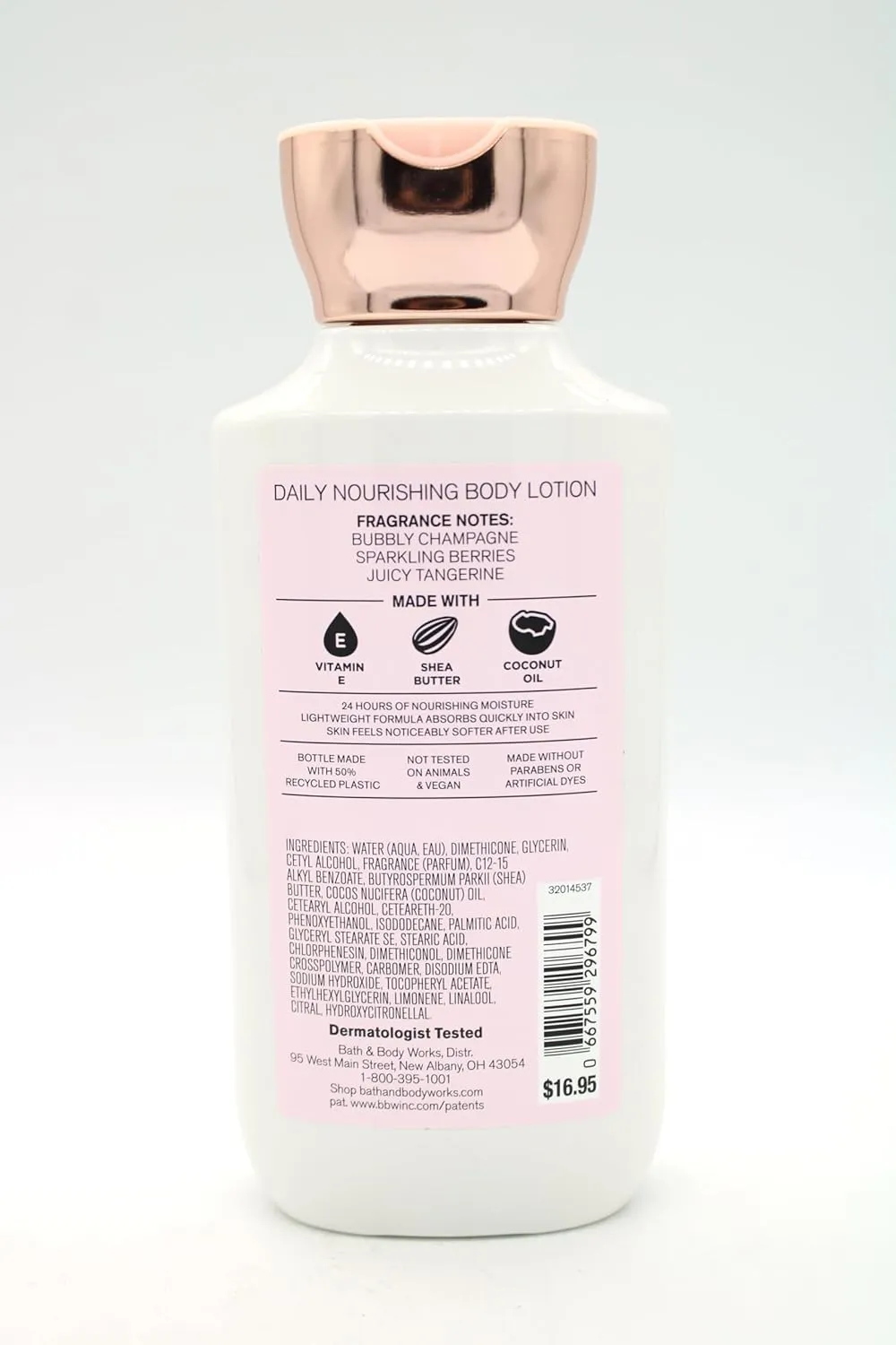 Champagne Toast, Bath and Body, Daily Nourishing Body Lotion, 8 fl oz