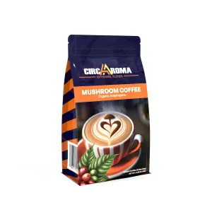 CIRCA AROMA Mushroom Coffee, Organic Arabica Coffee with Lion's Mane, Chaga, Maitake, Shiitake, Cordyceps, L-Theanine and Coconut Milk.