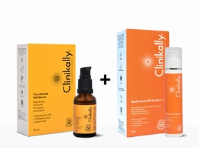 Clinikally The Ultimate NIA Serum   SunProtect Sunscreen SPF 50/PA   