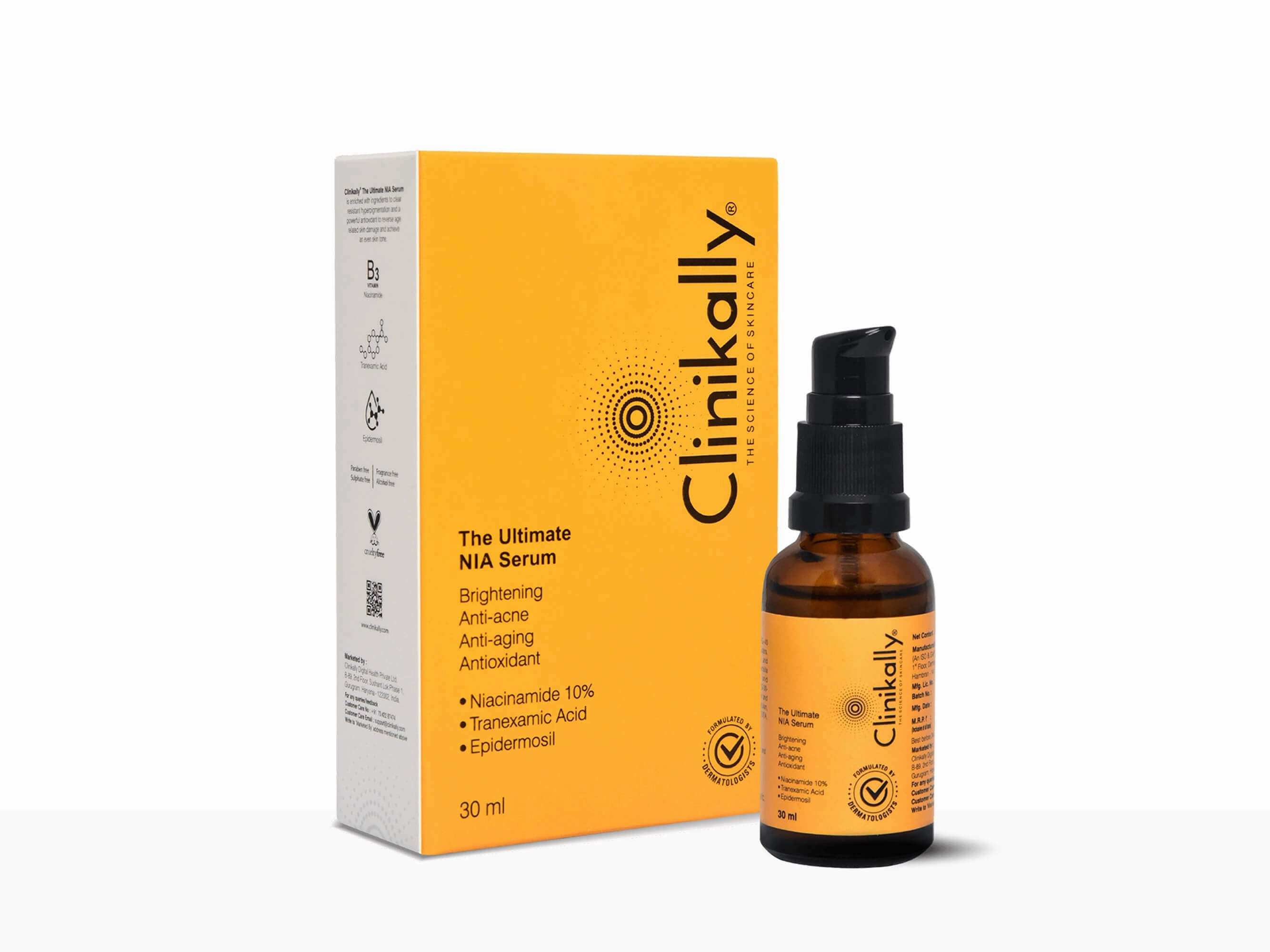 Clinikally The Ultimate NIA Serum   SunProtect Sunscreen SPF 50/PA   