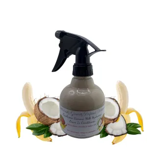 Coconut & Banana Hair Milk Detangler Leave-In Conditioner Spray | Softens & Smooths Hair | Hydrates Dry Hair | Manageable Hair- Made For All Hair Types(8Fl Oz) (Blueberry Moonlight)