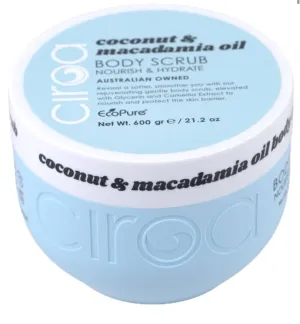 Coconut & Macadamia Oil Body Scrub – 21.1 oz | Nourish & Hydrate